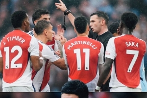 开云体育网址-阿森纳本赛季被射正95次是英超最少，但共计5次染红是联赛最多